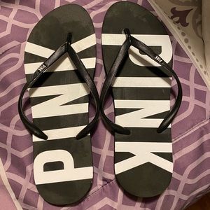 Pink VS flip flops